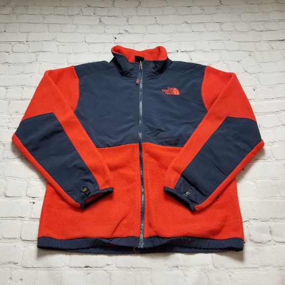 The North Face Other - SOLD The North Face Fleece Orange Jacket~ size large